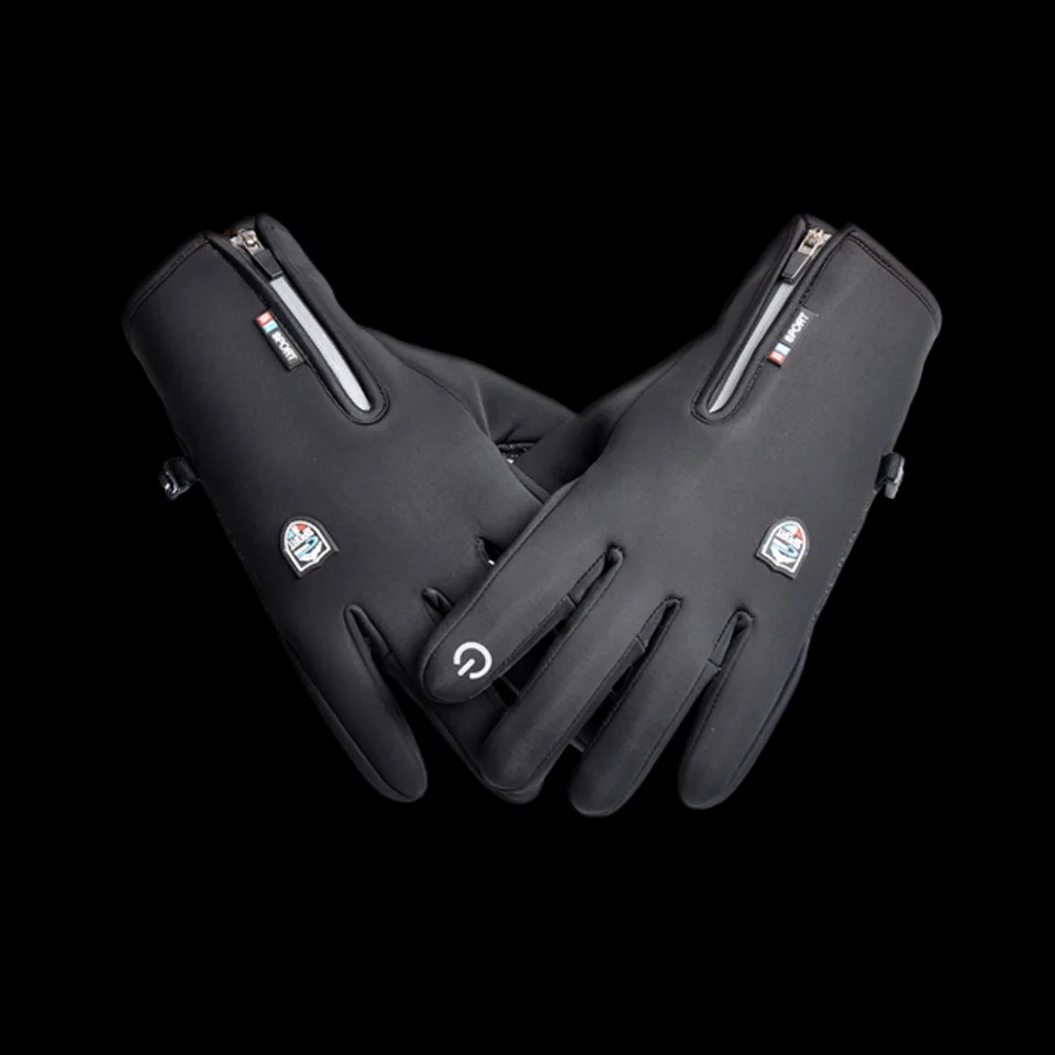 WALK FISH-guantes cálidos de invierno para pesca en hielo, antideslizantes de dedo completo, impermeables, transpirables, para Fitness, accesorios de pesca al aire libre - imagen 5
