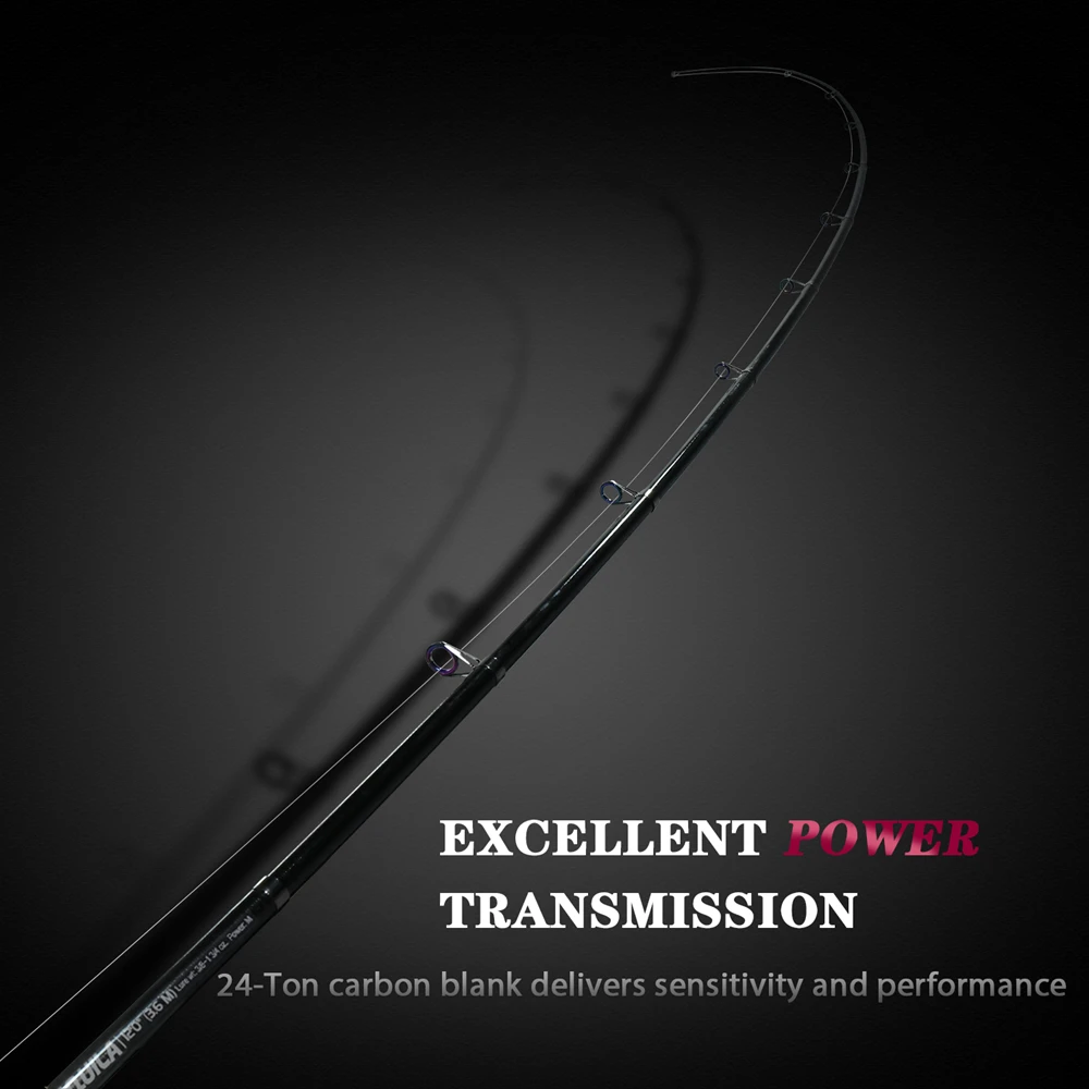 Caña de pescar telescópica Goture, cañas alimentadoras de fibra de carbono, 1,8 m, 2,1 m, 2,4 m, 3,0 m, 3,6 m, caña de pescar giratoria para carpa, trucha y mar - imagen 4