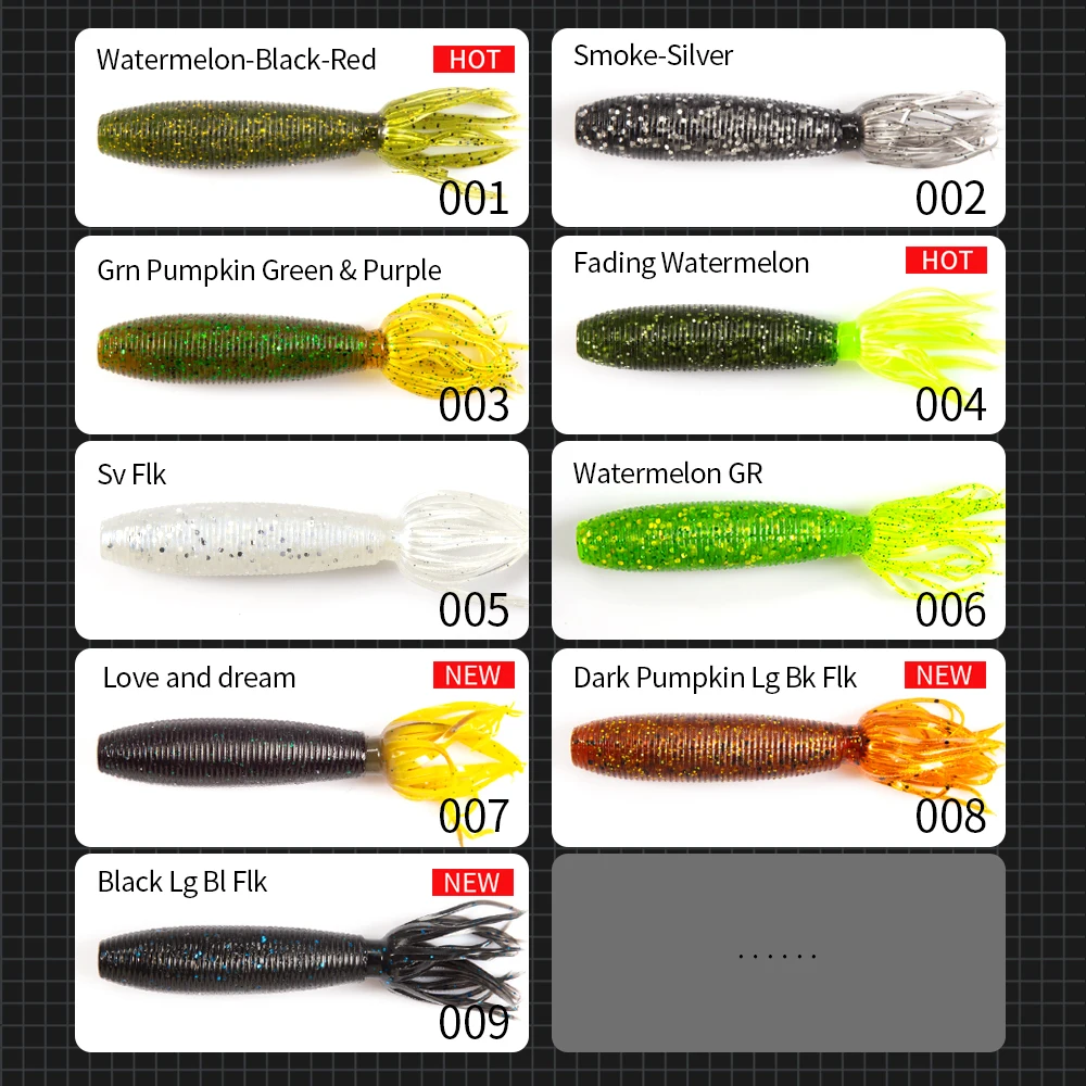Hunthouse-señuelo de Pesca suave, cebo Artificial de silicona, 100mm/10g, anzuelo de ika, Shiner Shad, Swimbait para Pesca de perca de lubina - imagen 4
