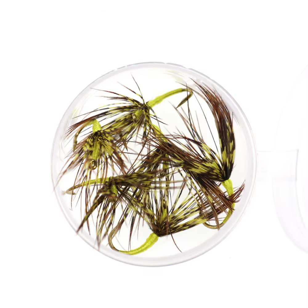 Bimoo Mosca Tenkara nº12 amarilla – Caza trucha - imagen 5