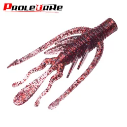 WDAIREN-SEÑUELOS blandos de silicona para pesca, cebo de gusano Artificial para Lucio, flotante, Swimbait, Larva, 63mm, 2,5g, 10 Uds.