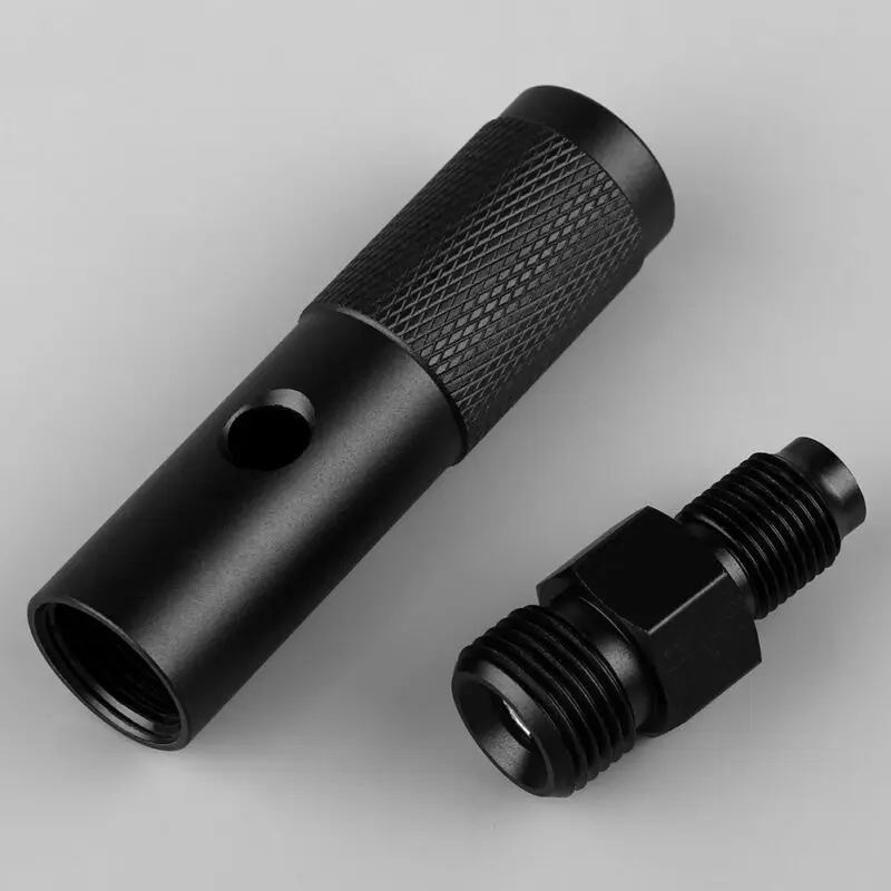 VERY100-Adaptador de cartucho de CO2 de 12g, adaptador de cambio rápido con roscas de botella de 88g, color negro, acceso deportivo, 1 unidad - imagen 5