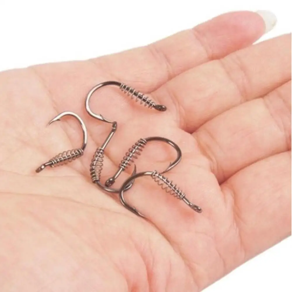 Anzuelos de acero al carbono con púas giratorias para pesca a mosca - imagen 4