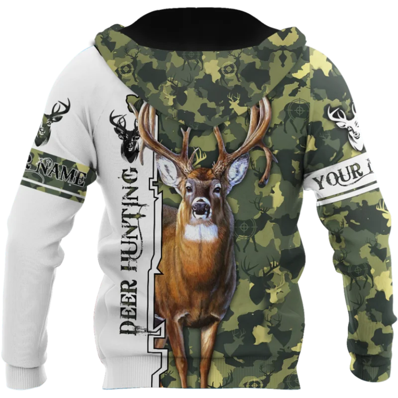 KJ813 Sudadera de caza 3D con cremallera unisex - imagen 5