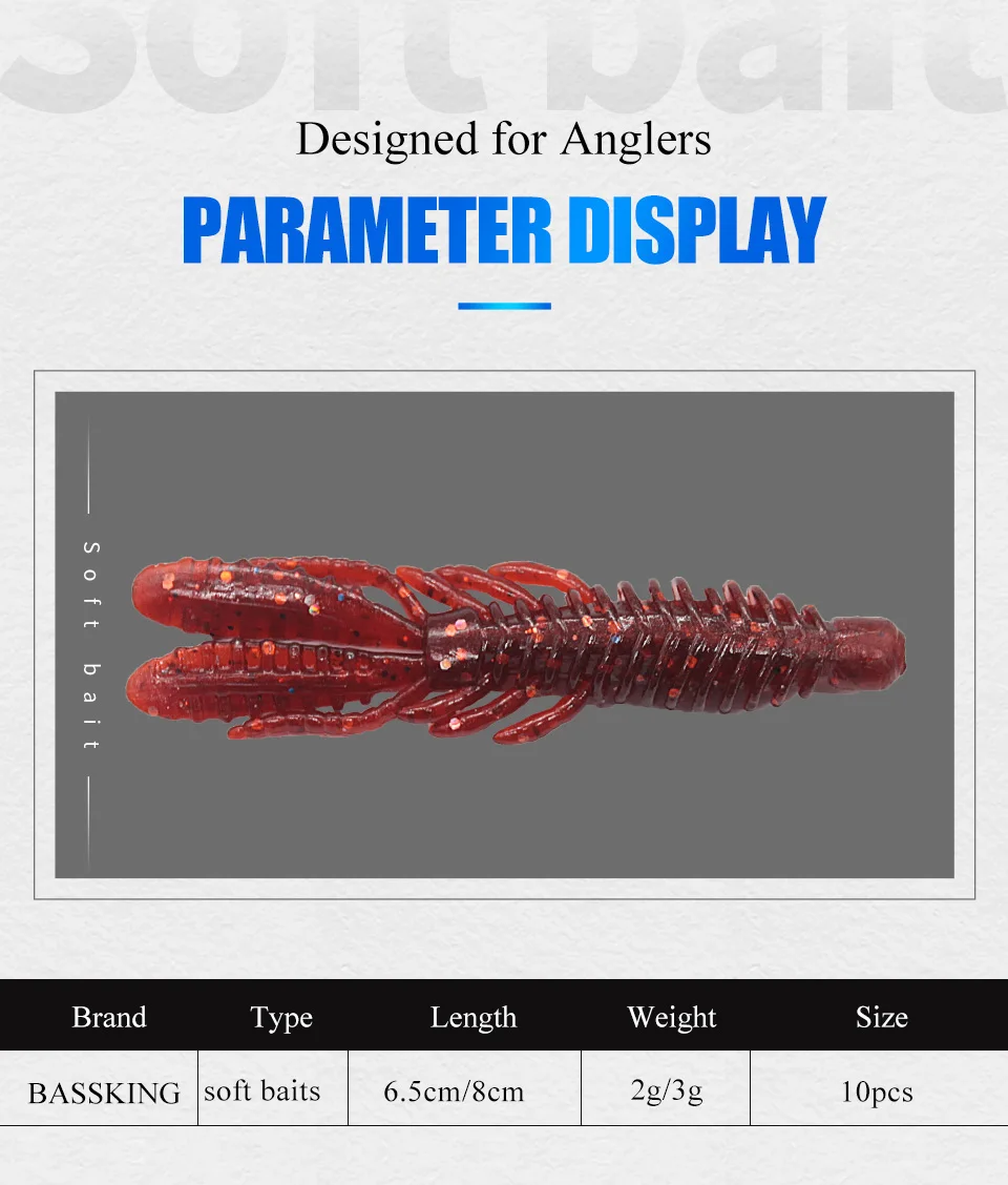 Experimente la mejor aventura de pesca con nuestro cebo suave diseñado para pescadores