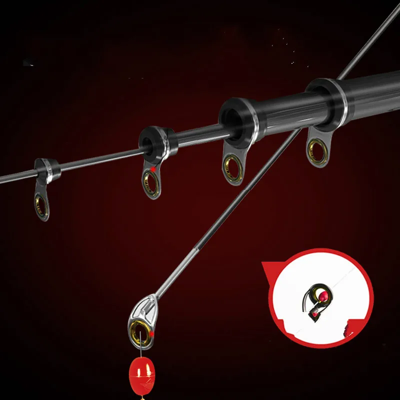 Caña De pescar telescópica superdura, 3,6 M, 4,5 M, 5,3 M, 6,3 M, roca giratoria portátil, aparejos De Pesca De mar Olta - imagen 5