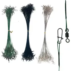 THKFISH Leadcore hilo líder con broche giratorio anti-cebo