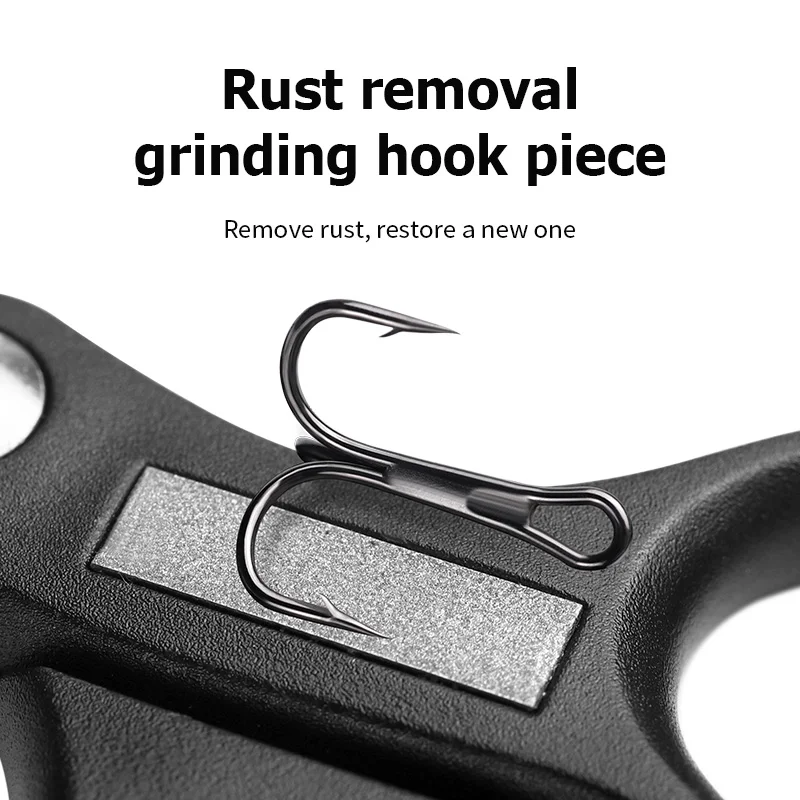 LINNHU-Tijeras de pesca de acero inoxidable, cortador de señuelos de línea trenzada, Mini tijeras de uso para peces, herramientas de pesca portátiles multifunción - imagen 4