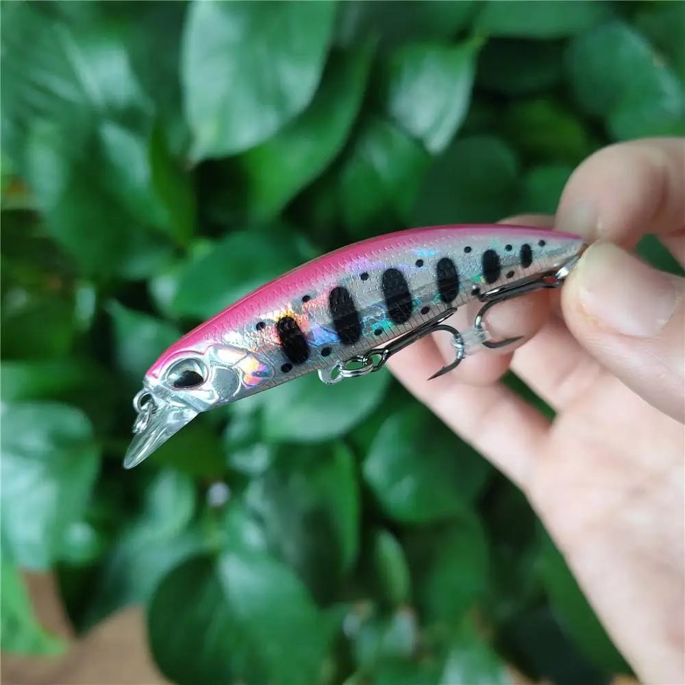 Tsurinoya-señuelo de pesca de 6cm y 6g, cebo duro Artificial, aparejos de pesca Crankbait, para piscardo, Wobblers, curricán, Lucio, lubina, 12 Uds. - imagen 3