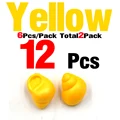 Yellow 12Pcs