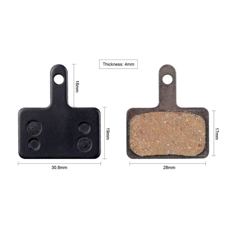 Pastillas de freno de disco semimetálicas, para SHIMANO B01S, MT200, M315, M375, M395, M416, M447, M486, M515, M525, M575, 10 pares - imagen 3