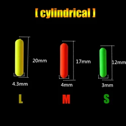 Flotador indicador bola fluorescente para pesca