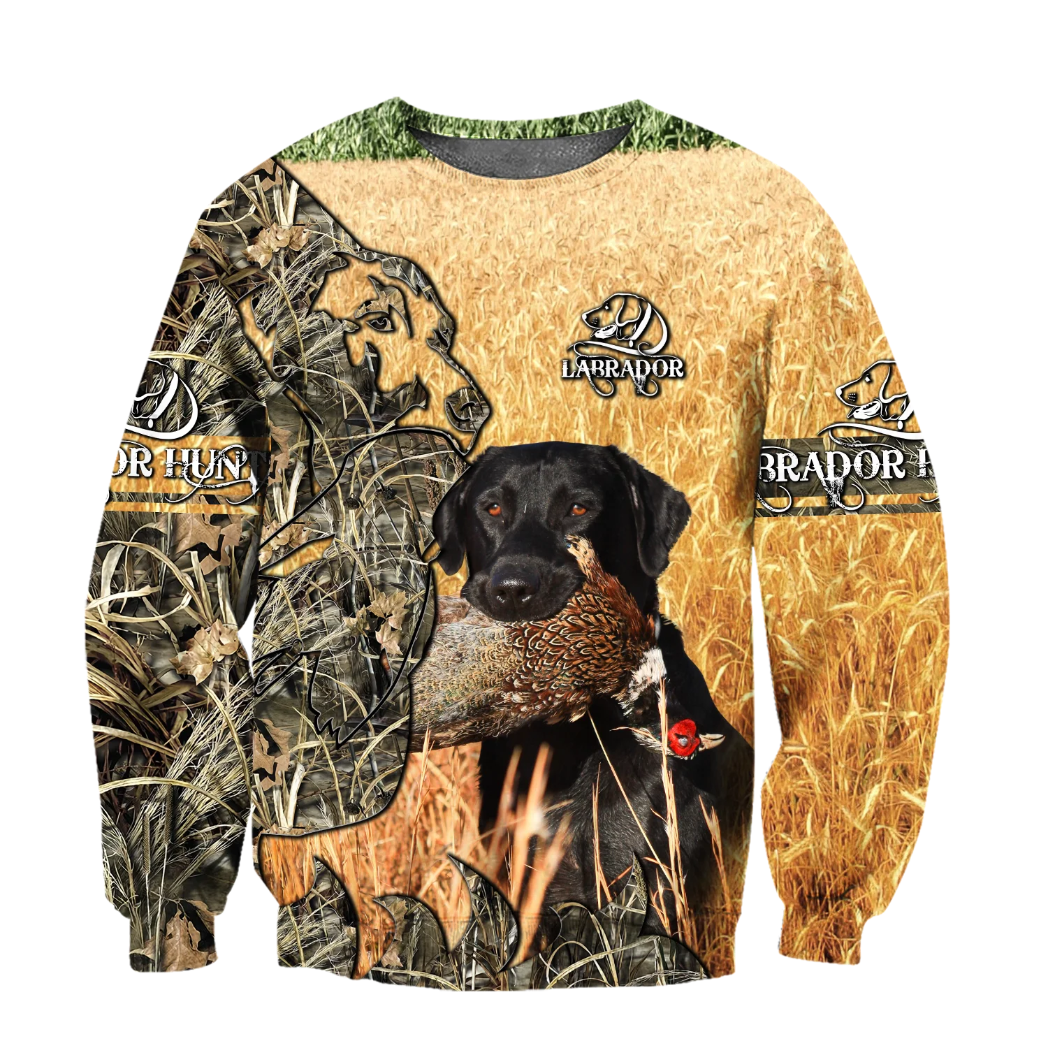 Sudadera con capucha con estampado 3D de caza de faisán para hombre, ropa de calle Unisex, jersey con cremallera, chaqueta informal, chándales KJ0237 - imagen 2