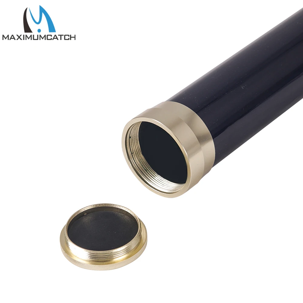 Maximumcatch-tubo de caña de pescar de fibra de carbono, 72/82cm, para caña de 9 pies/10 pies con correa de transporte, funda protectora para caña de pescar, tubo de almacenamiento - imagen 5