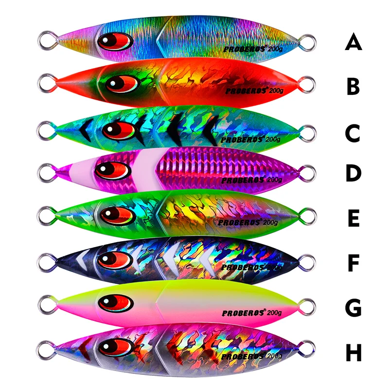 PRO BEROS-señuelo de pesca duro, anzuelo de fundición de 13cm-14cm, 160-200g, 8 colores - imagen 3