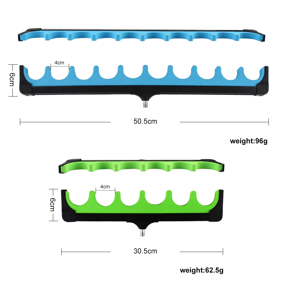 NGB 30,5 cm 50,5 cm soporte para caña de pescar de carpa 6-10 agujeros duro EVA espuma superior alimentador caña Pod accesorios de pesca