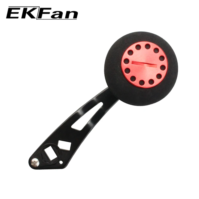 EKFan 1pc Fishing Reel Handle 8*5mm Hole Aluminum Alloy Handle And EVA Knob Length 94mm Fishing Reel Tools - imagen 3