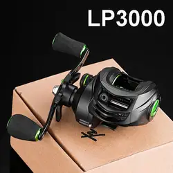 LIEYUWANG-carrete de pesca con señuelo LP3000, 205g Rodamiento 15B de 9 grados, línea de 7,2 M, n. ° 1,5 PE, 150: 1, 6kg de freno