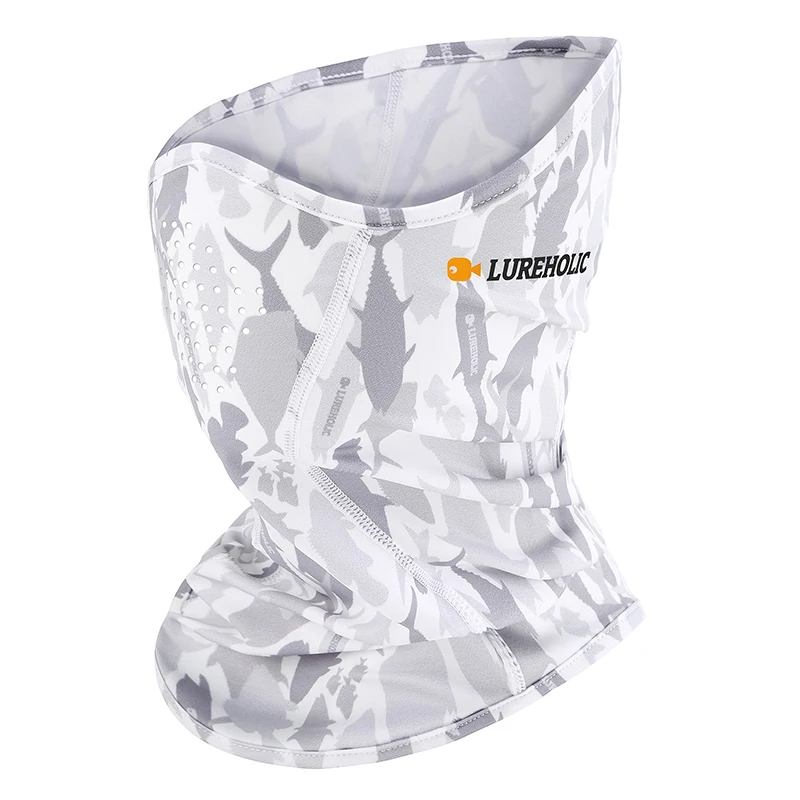 LUREHOLIC-mascarilla de pesca con señuelo UV UPF50 +, protección para el cuello y la cara, a prueba de sol, sensación de hielo - imagen 2