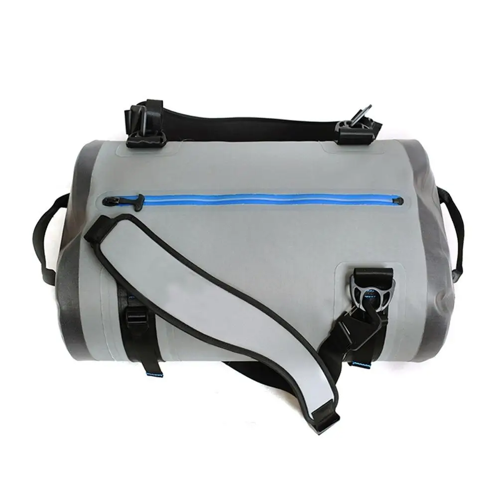 Bolsa de lona sumergible impermeable hermética, mochila seca para kayak, canotaje, Rafting, motocicleta, viajes, Camping, aventura al aire libre - imagen 5