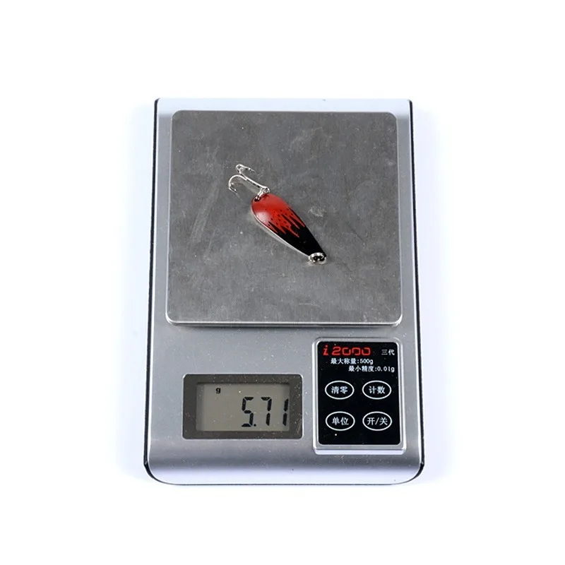Señuelos de Pesca con cuchara para trucha, cebo giratorio de 4,2 cm/5,7g, anzuelo Jig, Isca Artificial, VIB, lentejuelas, cebos duros para Pesca de carpa - imagen 4