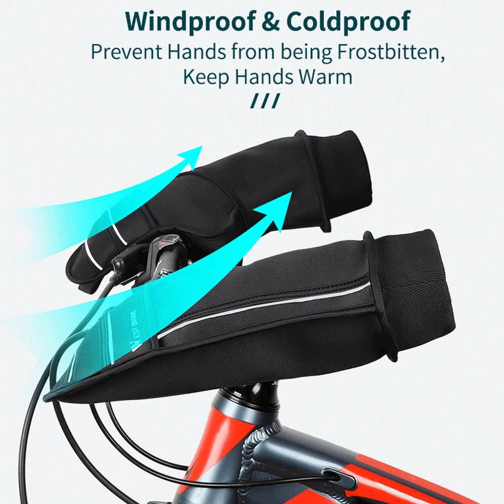 Manténgase cálido y seco con nuestros guantes de ciclismo a prueba de viento y a prueba de frío