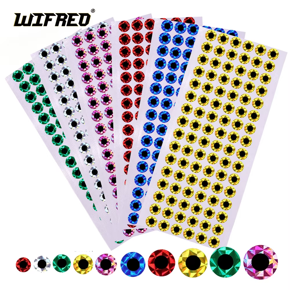 Ojos de Señuelo Planos WIFREO – Metal 3-12mm para Jigging Lento