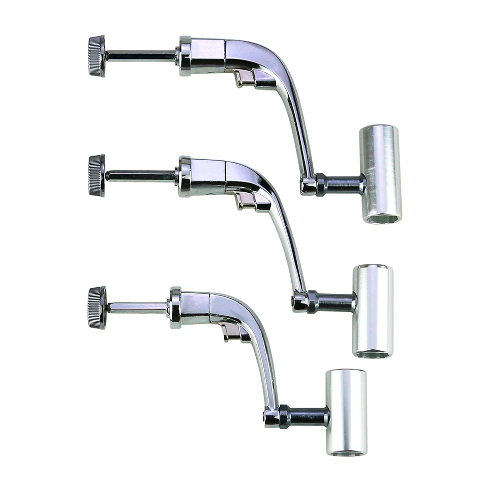 WALK FISH-carrete de pesca giratorio, 1 unidad, brazo basculante plegable de Metal completo, Mango para rueda 1000-7000, accesorios de pesca - imagen 4