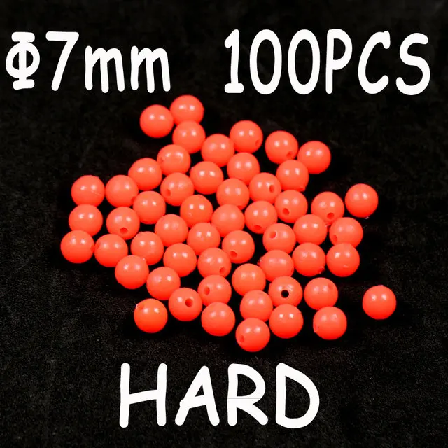 100pcs   7mm RED