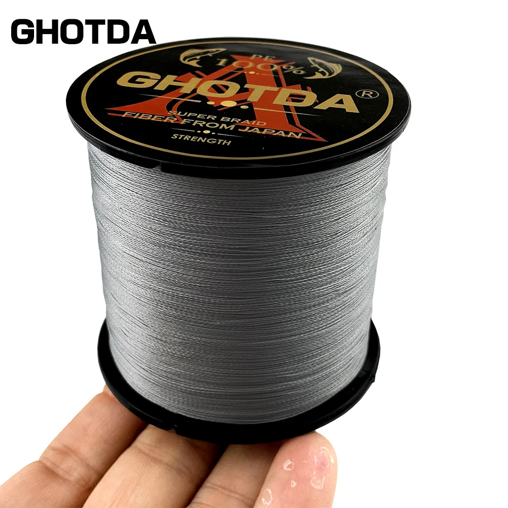 Hilo de pescar trenzado multifilamento, 4 hebras, 10-80LB, 300M, 100M, giratorio japonés, para agua salada - imagen 3