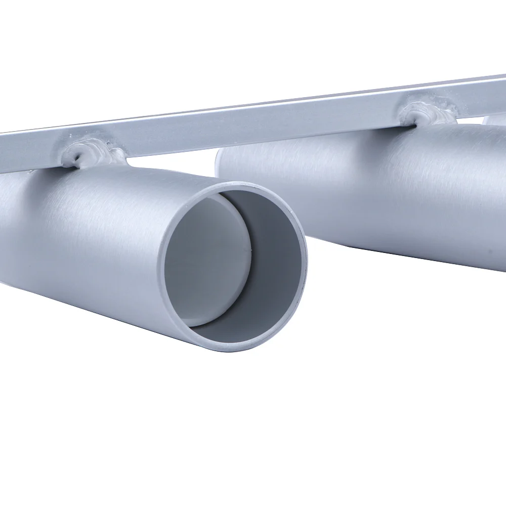 Soporte de caña de pescar para barco, accesorios marinos, 4 tubos de enlace, soporte de varilla de aluminio para yate marino