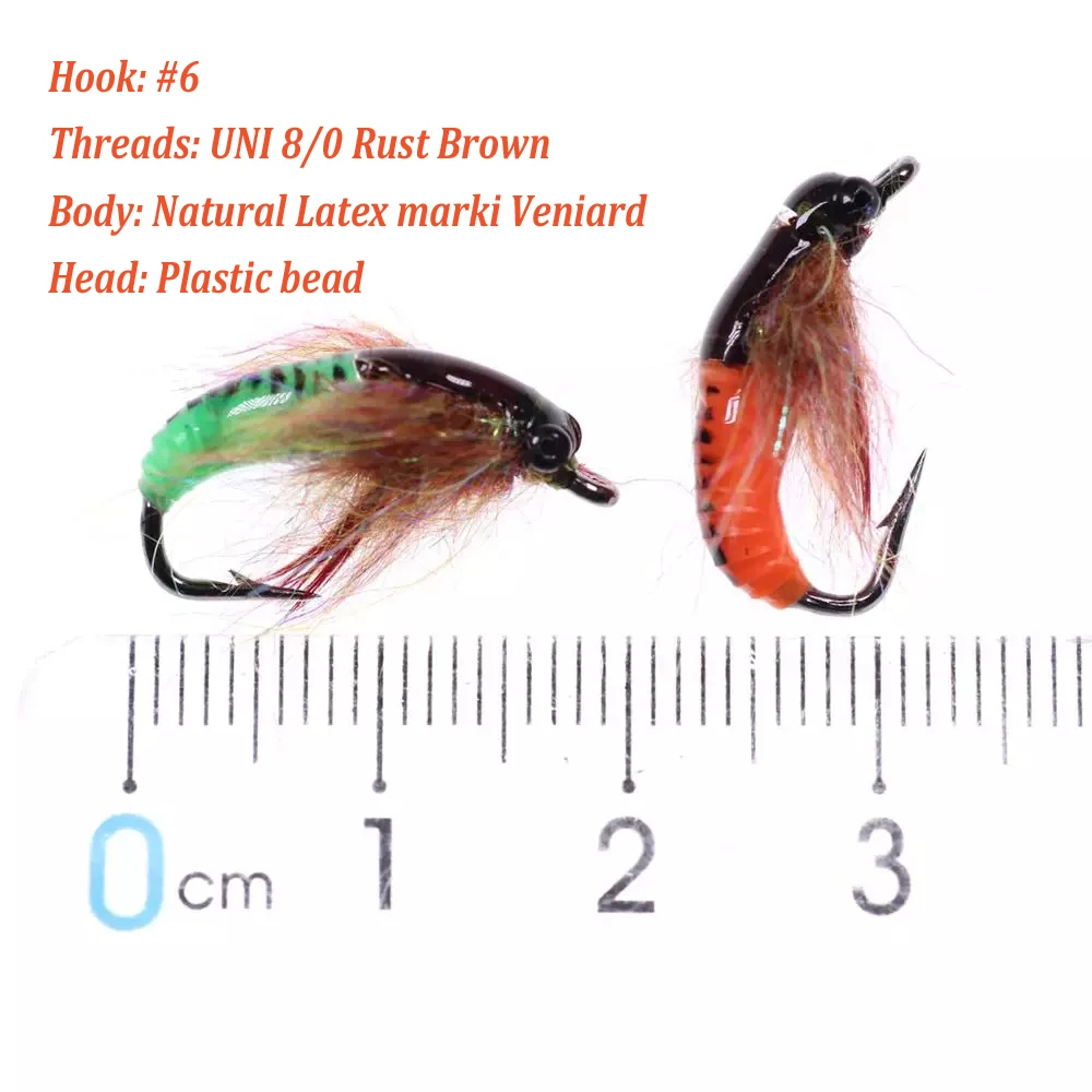 Wifreo-señuelo de pesca Artificial, cebo UV con abalorios, para trucha, pesca en hielo - imagen 2