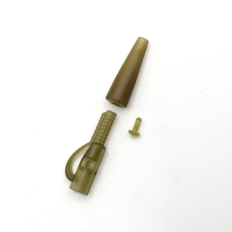 Juego de 20 Clips de seguridad, Clips de cambio rápido, cables giratorios para carpa, buscador de pesas, método alimentador, equipo de pesca de carpa, aparejos - imagen 2