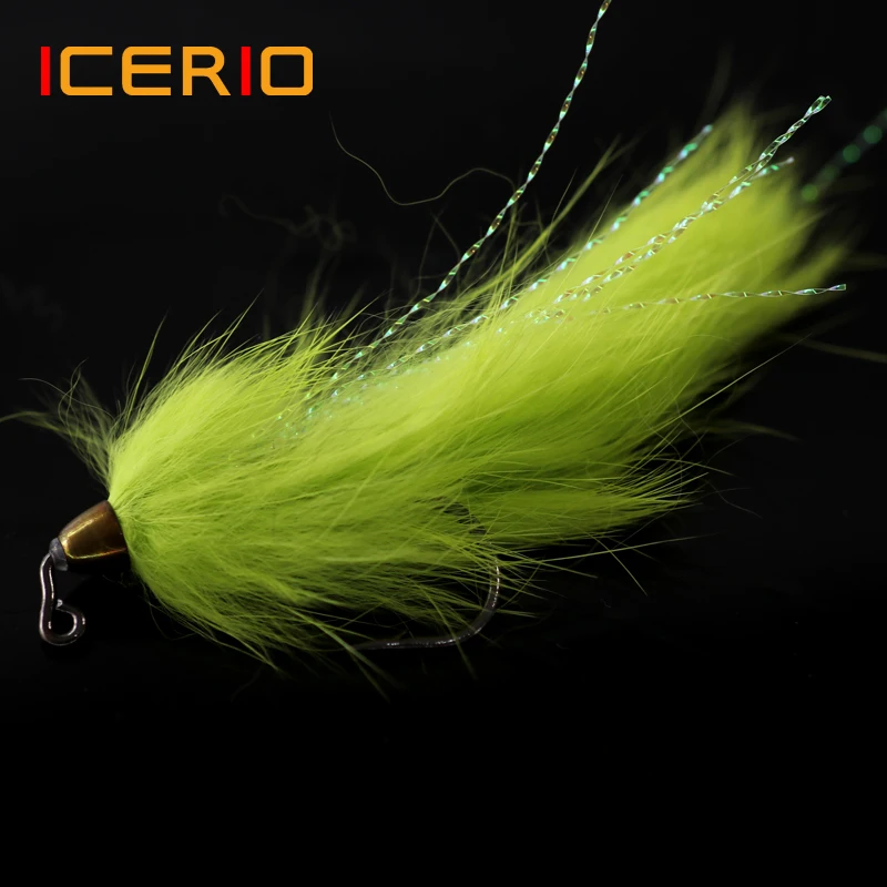 ICERIO-anzuelo de pesca con cabeza de cobre, 3 unidades, 1/0, 90 grados - imagen 2