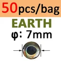 7mm EARTH 50 piezas