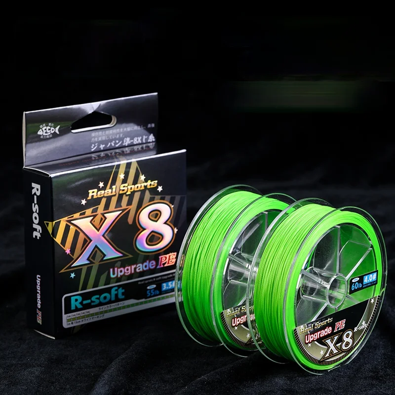 Sedal trenzado de 8 hebras para Pesca, hilo de pescar de PE de 120m, multifilamento suave para lanzamiento lejano, Accesorios de Pesca de Mar, 2 uds. - imagen 3