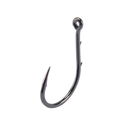Musda Anzuelo de pesca con púas - Gancho de boca circular y tubo