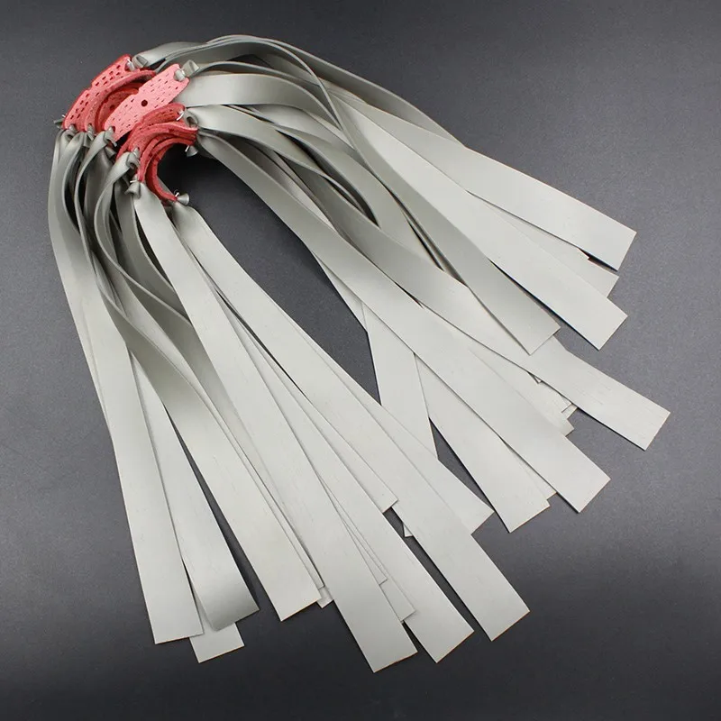 Banda de goma para tirachinas, 6 uds., 1,0mm, alta elasticidad, catapulta para exteriores, accesorios para caza y tiro - imagen 3