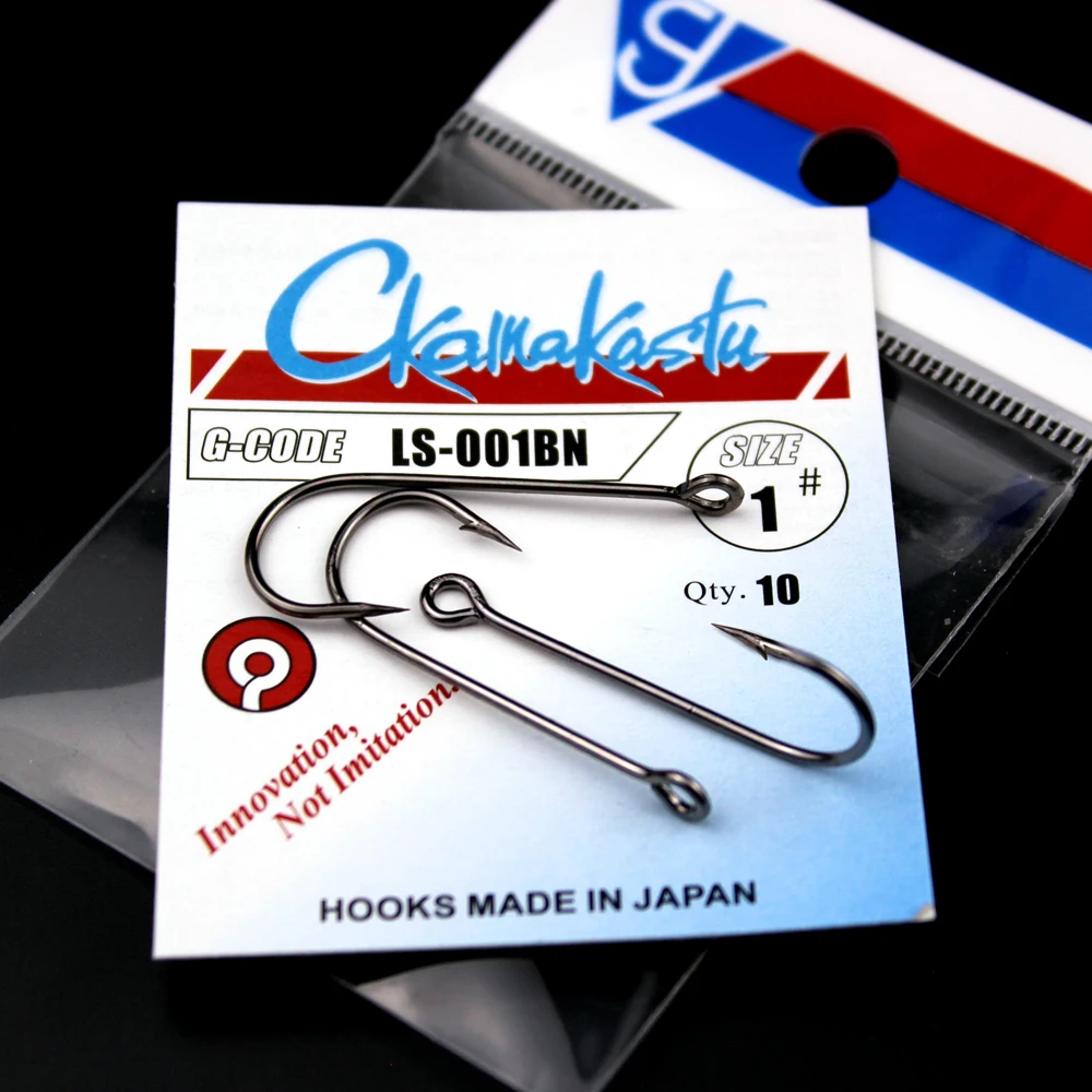 10 Uds./30 Uds anzuelos de pesca con ojos grandes anzuelo de articulación doblado redondo gamakatsu - imagen 4