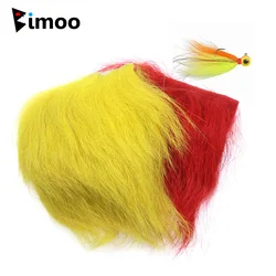 Parche Cabretón Naranja Bimoo – Pelo de cabra para moscas artificiales