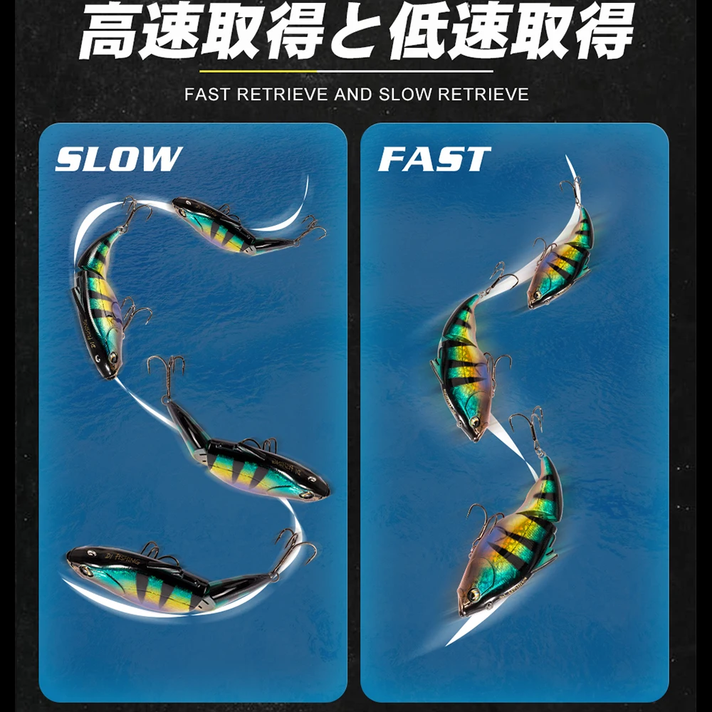 D1 Knotty Fish 115mm 43g/44g hundimiento/flotante Fihsing Swim 1-3 pies acción rodante cebos de natación de un pequeño Bluegill o Panfish - imagen 5