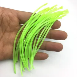 Manguera de goma para Pesca, tubo de equilibrio, antibobinado, noctilucente, súper brillante, accesorio conector para Pesca en el mar, 20 unidades por lote