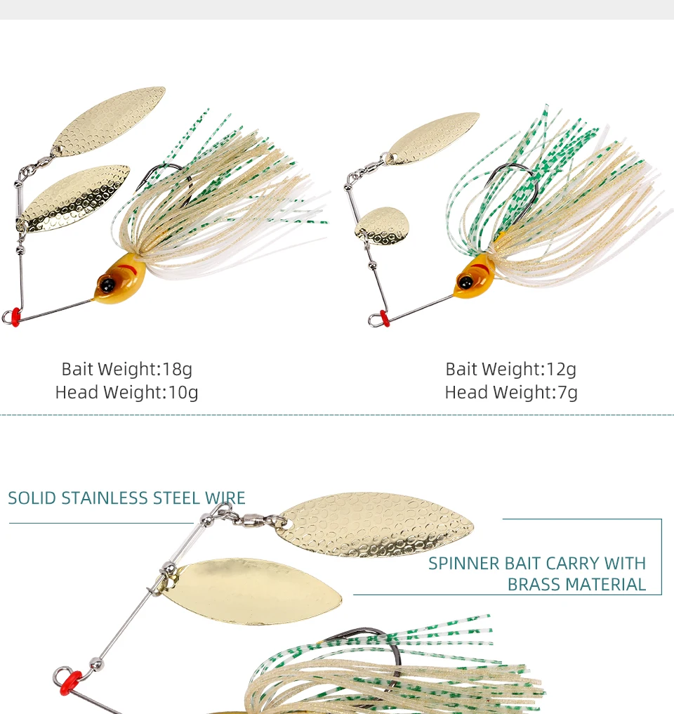 Buzzbait - Movimiento en agua