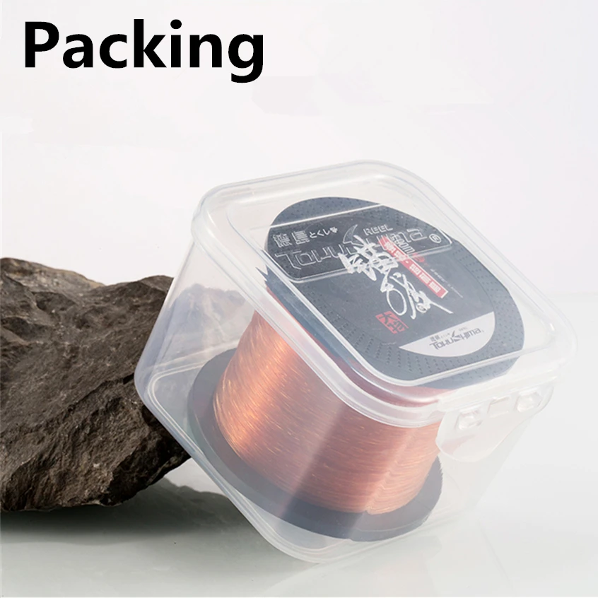 Sedal de pesca de 500M, monofilamento de nailon superfuerte, cables antiabrasión duraderos para invierno, accesorios de aparejos de pesca de carpa y lubina