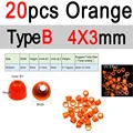 20 Orange 4x3mm B