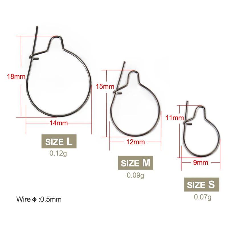 Mosodo-aparejos de pesca de carpa, 20 piezas, Maggot Clip, aparejos de todos los tamaños S, M y L - imagen 2