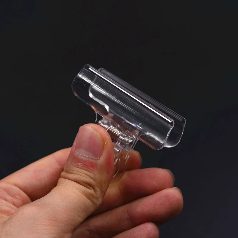 CONTEMPLATOR 4 Uds. Herramientas mágicas CDC transparentes para hacer piratas, Clips de plumas de fibra de 4 tamaños, Clip de doblaje, herramientas de atado de moscas indispensables