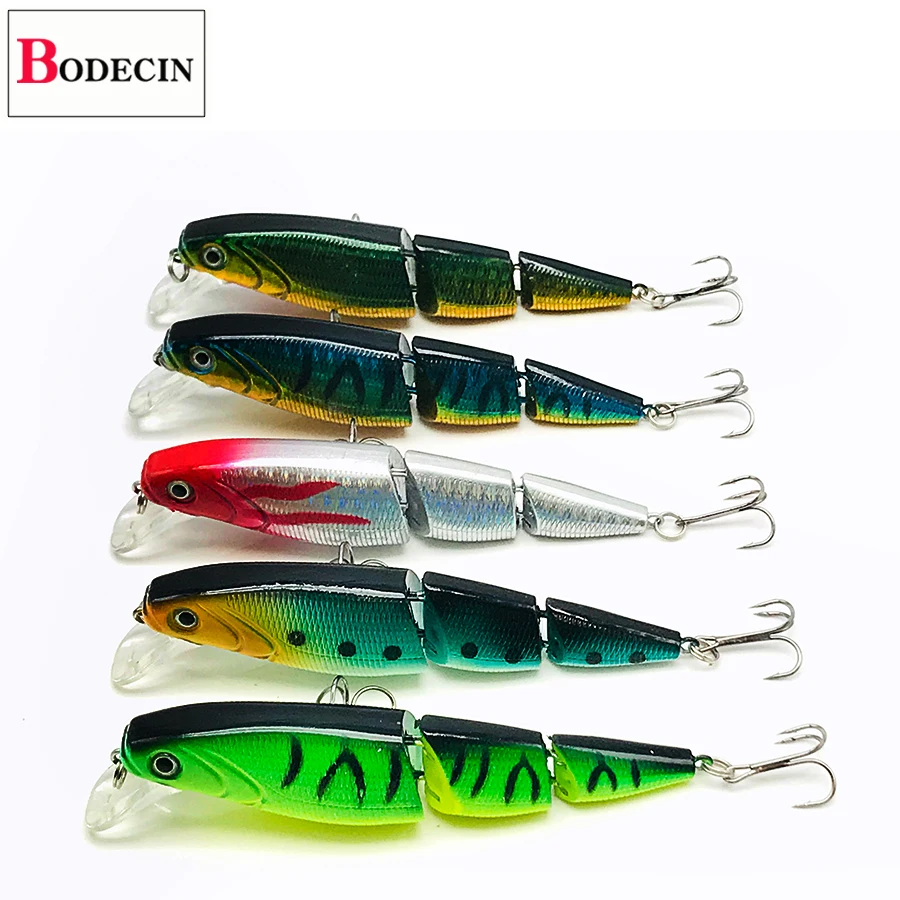 Cebo Artificial grande/falso para pesca, señuelo de pesca Jerkbait Swimbait Minnow, curricán Wobblers para/pesca/superficie de Lucio/señuelos duros - imagen 5