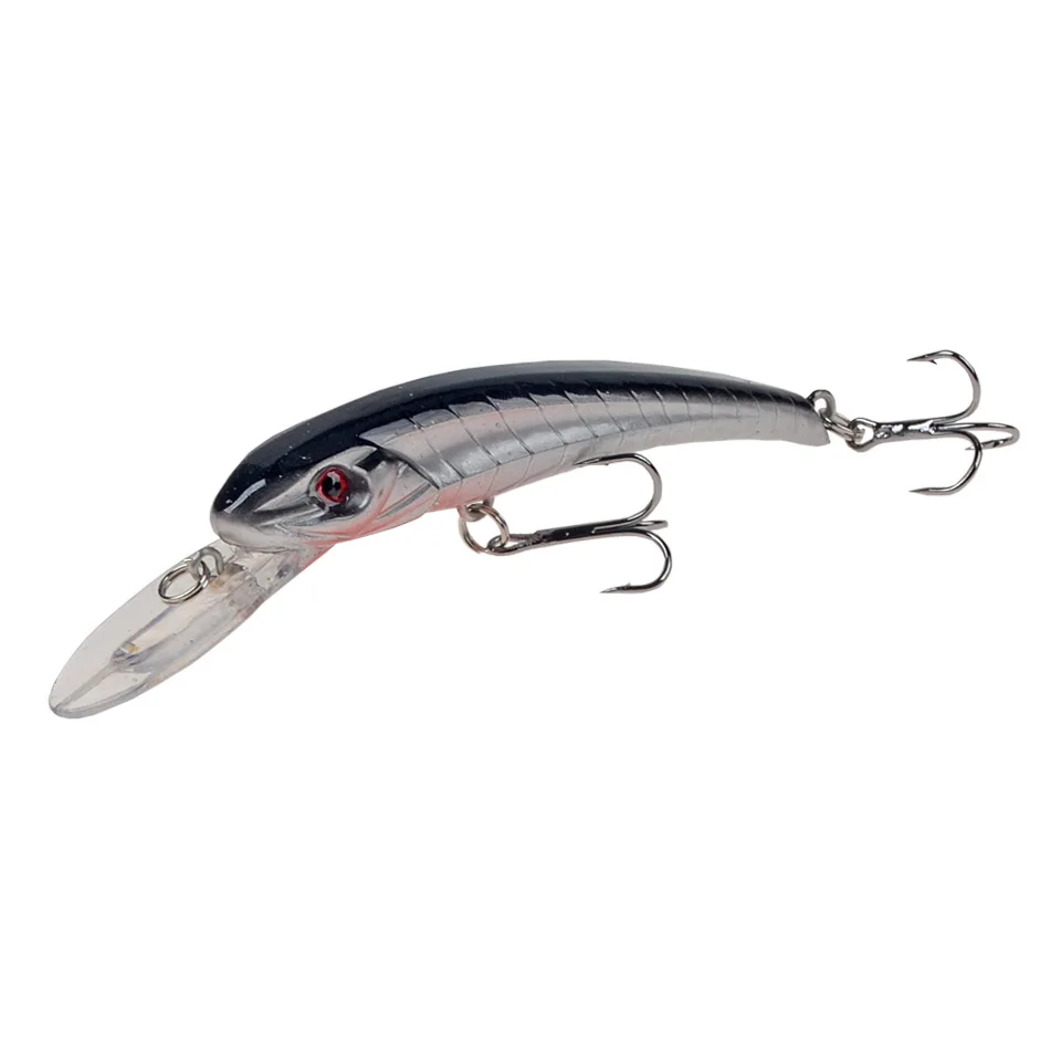 Minnow-señuelo de pesca duro Artificial flotante, 9cm, 5,9g, Wobblers, Crankbait, Lucio, anzuelos triples - imagen 5