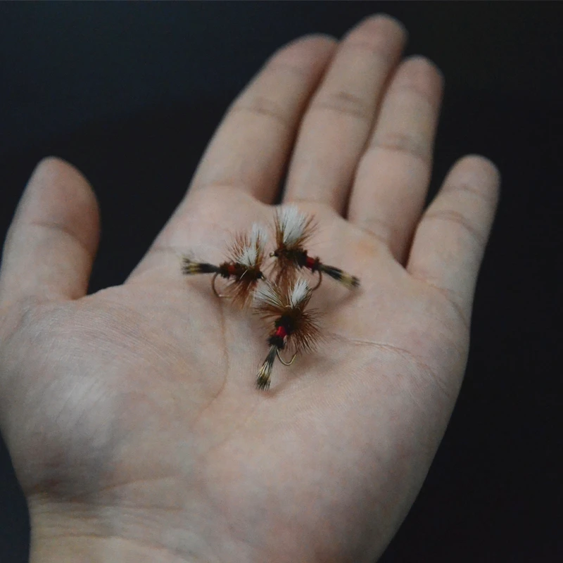 CONTEMPLADOR 5 piezas 12 # Royal Wulff-señuelo para mosca seca, patrón atractor, hormiga voladora reembitada/mayfiles, pesca con mosca popular, mosca artificial - imagen 4